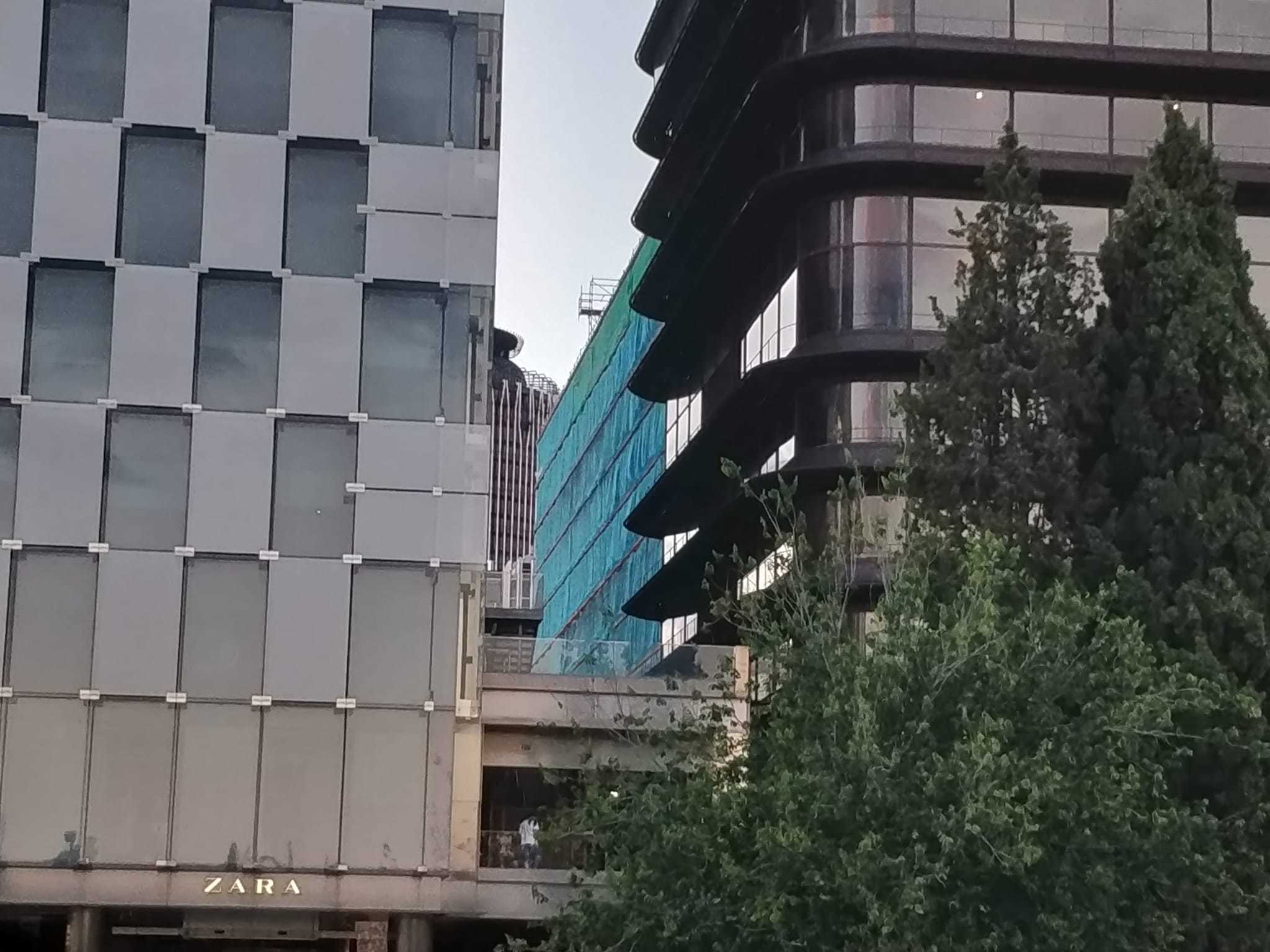 Vista trasera desde Nuevos Ministerios de Castella 85